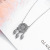 Couple's Pendant Interlocking Couple Necklace Creative Titanium Steel Jewelry Necklace Necklace Necklace Wholesale