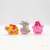 Three Animal pencil Eraser Pencil Sharpener Stationery Set School Supplies Children's stationery