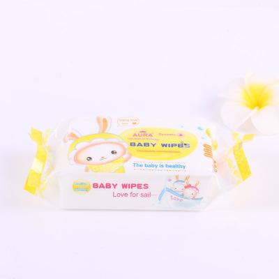 Baby portable cotton soft towel wet towel hand mouth household dry towel 80 pieces