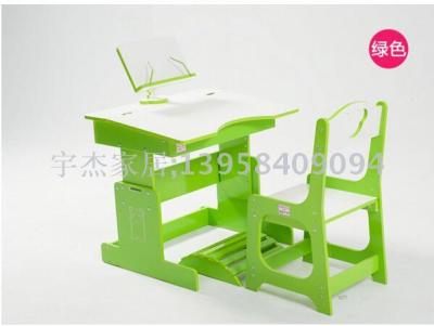 Yu jie new high-grade reinforcement desk learning desk students desk chair desktop can be turned