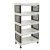 W16 Narrow Five-Layer Japanese-Style Multi-Layer Storage Shelf Home Noble Storage Layer Shelf Kitchen Storage Shelf