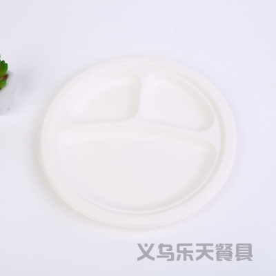 Disposable Paper Plate Cake Dishes Degradable Tableware Paper Bowl Fruit Dinner Plate Picnic Barbecue Plate Painting