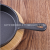 handle frying pan wooden plate western meal steak pizza frying pan cast iron iron frying pan pan iron plate firing