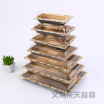 Gold Brick Rice Cake Pp Steamed Mold Skin Jelly Eight-Treasure Rice Pudding Mold Transparent Plastic Box New Year Goods Pastry Gift Box