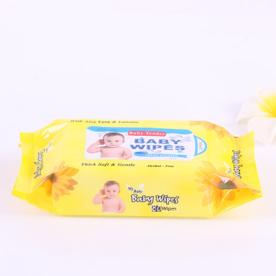 Baby skin moist towel hand mouth special wet towel extraction type wet towel 80