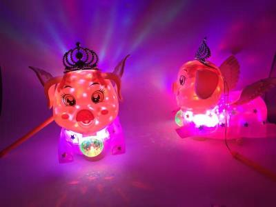 Douyin with web celebrity electric dazzle color lighting music pig pink pig manufacturers direct