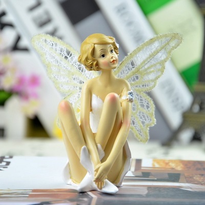 Home decoration wedding home decoration beautiful girl creative angel resin craft gifts placed A30