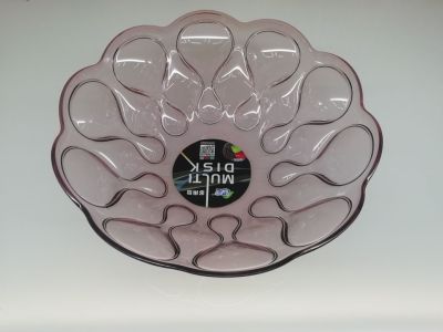 Creative plastic daily necessities desktop crystal fruit plate dry fruit plate candy plate