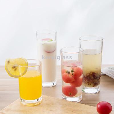 Hotel Dining Cup Household Clear Glass Cup Tea Cup Breakfast Milk Cup Milk Tea and Beverage Cup Beer Steins