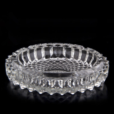 Ashtray creative personality crystal glass european-style large Ashtray living room office KTV ashtrays