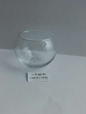 Small Ball Cup Medium Ball Cup Large Ball Cup Transparent Glass Candle Cup Factory Direct Sales Windproof Candle Cup
