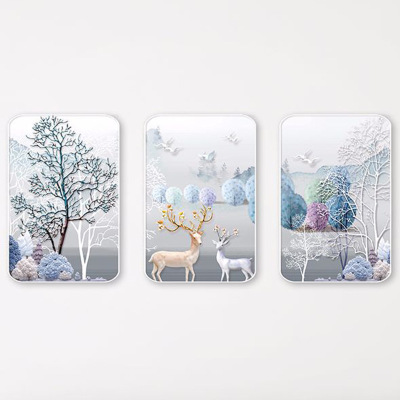 Small fresh animal living room decoration painting resin crafts wholesale customization