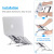 Aluminum macbook stand heat dissipation bracket cushion high base to protect cervical spine