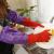 Latex Gloves Fleece-Lined Warm Dishwashing, Washing, Cleaning, Hygiene, Household Rubber Gloves