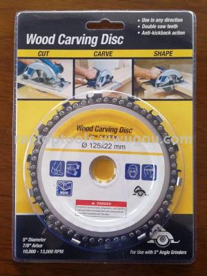 125MM 5 "Chain Cutting Disc Wood Carving Disc