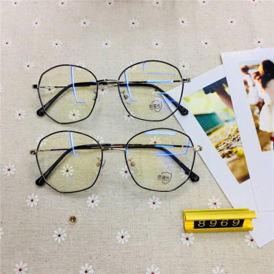 New style han edition is small pure and fresh smooth smooth lens female polygonal restore ancient ways myopic lens frame