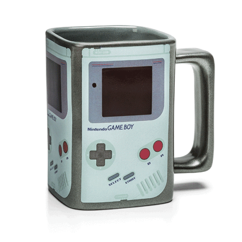 Game Machine Color Changing Mug Coffee Cup Three Sides Color Changing Game Boy Thermal Induction Temperature Color Changing Ceramic Cup