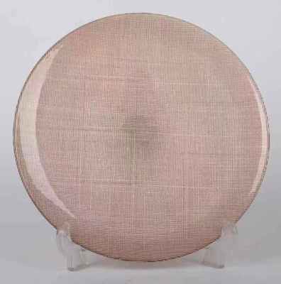 Foreign Trade Popular Style Wholesale Stone Pattern Electroplating Glass Plate Western Cuisine Plate Home Decoration Ornament Steak Plate