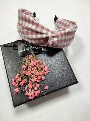 Manufacturers direct selling south Korean girls cross-grain head buckle headgear headgear joker sweet simple and fresh