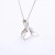 Former 3 Lin Jia Same Style 925 Sterling Silver Clavicle Chain Fishtail Pendant Dolphin Necklace Female Accessories Necklace Fashion Accessories