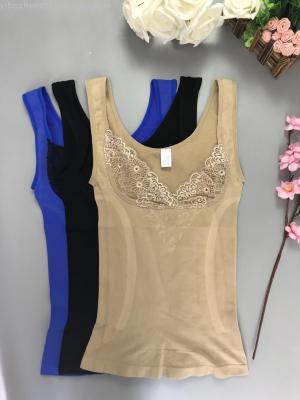 This sweater new ladies seamless body shapewear sexy lace v-neck long-sleeve top soft breathable autumn clothing