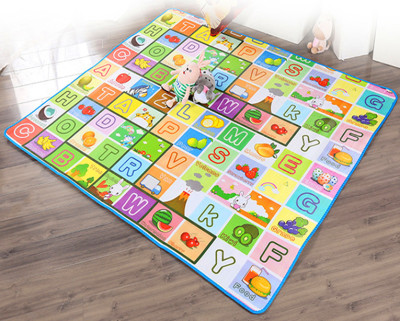 8mm thick 150by180cm two side children's environmental protection game pad baby pad climbing pad PE floor mat