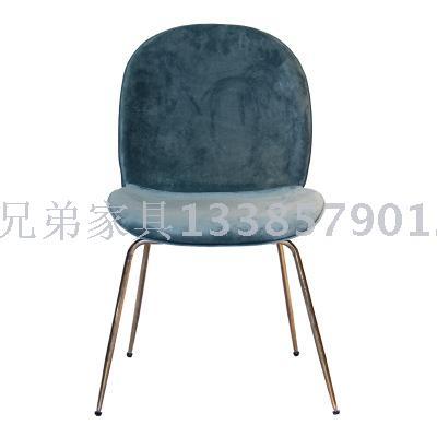 Nordic Beetle Backrest for Dining Chair Modern Simple Home Net Red Chair Coffee Shop Leisure Creative Easy Chair