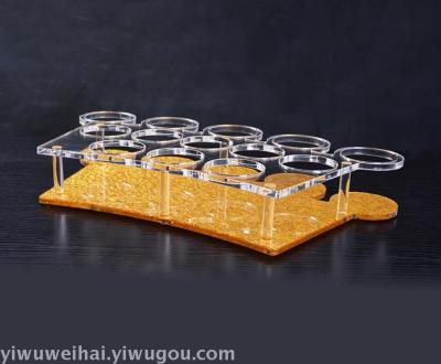 Manufacturers direct sales acrylic small glass display rack