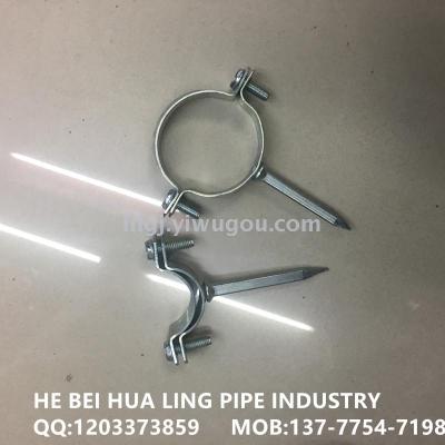 PVC water pipe hoist heavy rubber hose clamp band with rubber clamp heavy rubber clamp