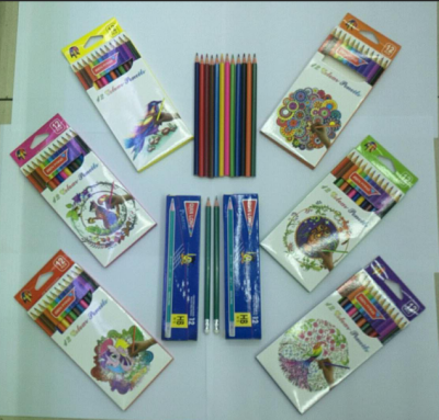 Dr T plastic pencils, colour pencils