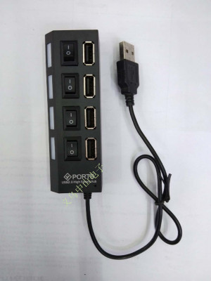 2.0 USB cable splitter 4 port switch USB hub