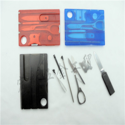 Swiss Knife Card Multi-Functional Combination Saber Cards Multi-Purpose Survival Tool Beauty Manicure Set