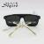 Pair sunglasses stylish men and women sunglasses reflective toad glasses retro round face glasses 4101B