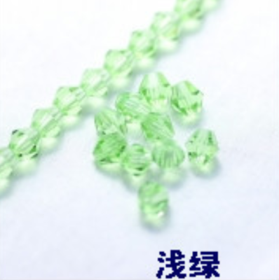 4# pointed beads light green