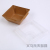 Disposable Lunch Box Square Paper Salad Cowhide to-Go Box Two-Grid Thickened Double Layer with Lid Fruit Fishing Box