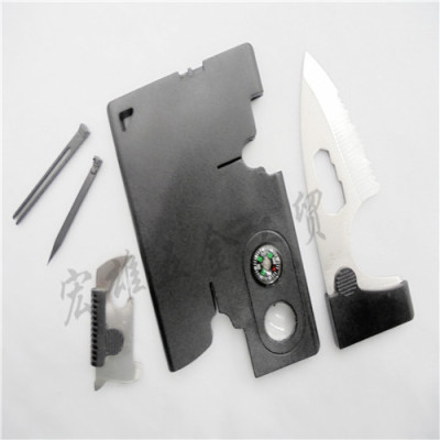 Outdoor Saber Cards Combination Tool Card Knife Popular Multi-Functional Saber Cards Life Card