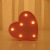 Ins modeling lamp LED light bulb color light proposal and confession holiday love light night light