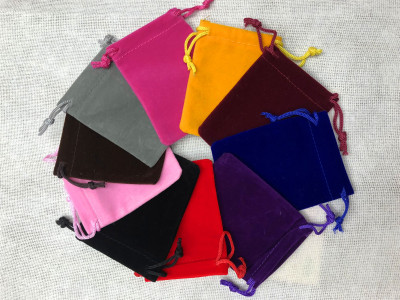 7*9 flannelette bags in various colors are available in stock, bundle pocket, gift bag, cotton bag gunny bag