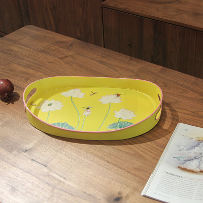  rural pastel painting and lotus rhyme are decorated in vintage iron to receive furnishings