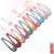 The new color BB clip children hair clips Girls bang clip dusting hairpin jelly color oil water drops