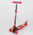 Folding children's scooter iron bicycle PU can be raised and lowered four-wheel scooter, cartoon pattern