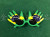 Brazil horn hollow glasses World Cup fans cheer glasses carnival glasses can be customized to sample