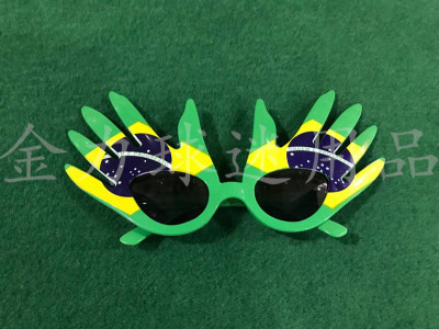 Brazil palm glasses World Cup fans cheer glasses carnival glasses can be customized