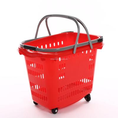 Supermarket shopping basket, hotel basket, business basket