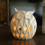 The latest European creative ceramic crafts owl candlestick manufacturers direct ceramic owl