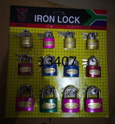 HUILAN 32-38-50 color combination iron padlock