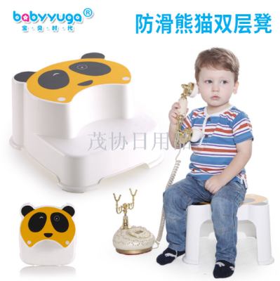 Baby times panda footstool baby double stool child footstool child stool bh-502