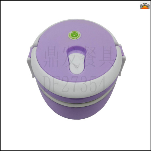 Df27354 Dingfa Stainless Steel Kitchen Hotel Supplies Tableware round Insulated Lunch Box 
