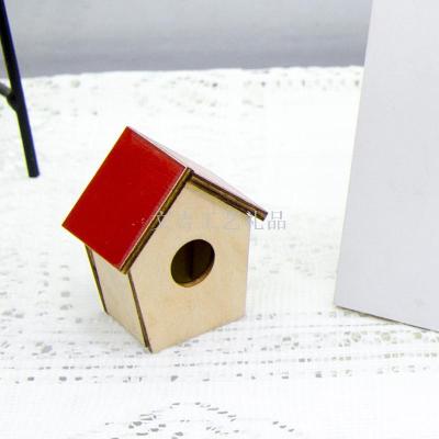 New Christmas cabin decoration pendant children's cartoon small house gift decorations