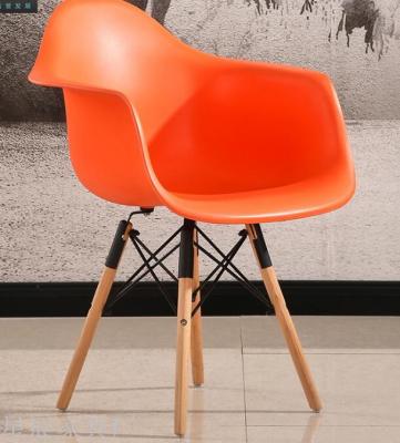 Eames Armchair Plastic Chair Fashion Dining Chair Creative Chair Simple Modern Leisure Coffee Chair